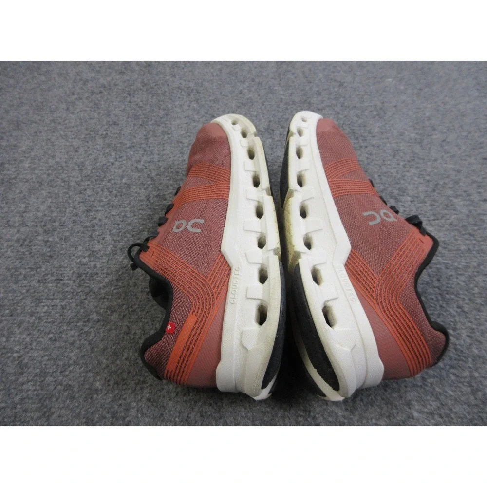 On Cloudgo Running Shoes Womens Size 9 Orange Black CloudTec Athletic 55.97908